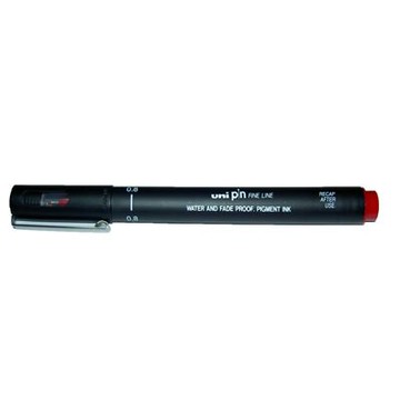 【文具通】三菱pin200 0.8代針筆 紅 A1140116【領券滿額再折千8/31止】