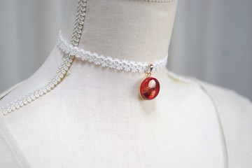 樹脂藝術 方形吊墜・夜色深處