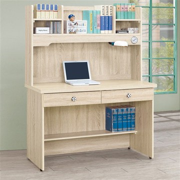 【時尚屋】[5U6]足球原切橡木4尺書桌5U6-226-4