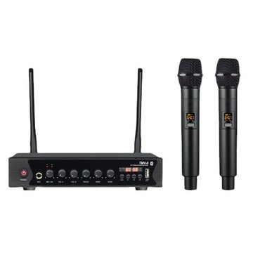 UHF專業一拖二無線麥克風混響家用K歌舞臺KTV話筒亞馬遜【Snowbelle優選】