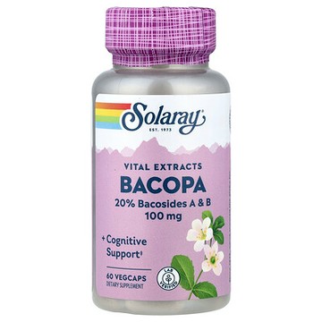 Solaray, 重要提取物，假馬齒莧，100 毫克，60 粒素食膠囊