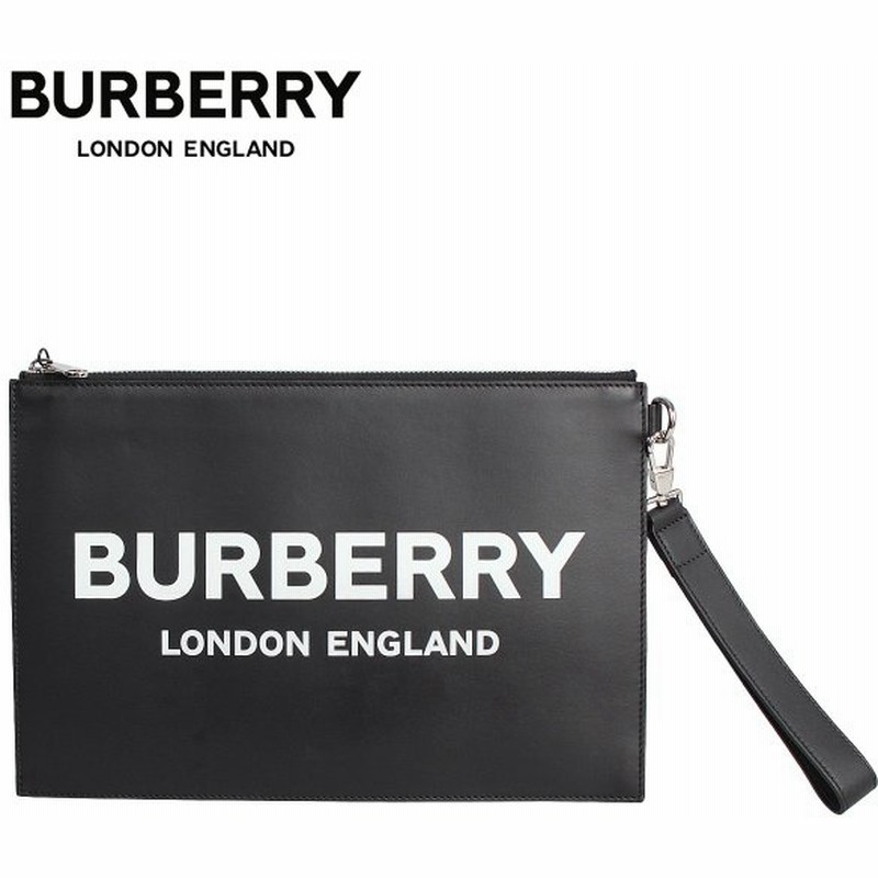 バーバリー Burberry クラッチバッグ セカンドバッグ ポーチ メンズ レディース Edin Logo Pouch ブラック 黒 通販 Lineポイント最大0 5 Get Lineショッピング