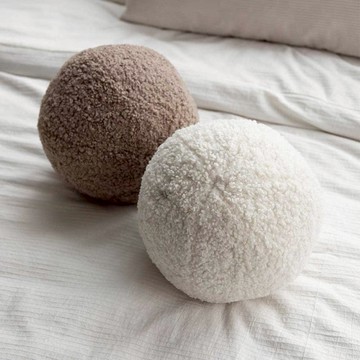 【預購】麻球抱枕 Sesame Ball Cushion 枕頭沙發枕頭靠枕 棕褐色