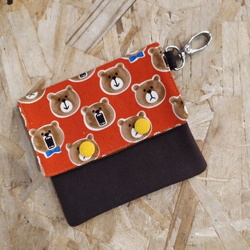 零錢小方包/零錢包/熊熊