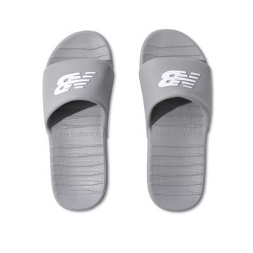 New Balance 男鞋 女鞋 灰色 中性 運動 休閒 防水 橡膠 D楦 輕量 一體成形 拖鞋 SUF100C1