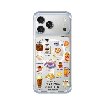 iPhone 17 Pro Max ClearX (MagSafe 兼容) 冰透藍 - 大人の図鑑 - 茶與咖啡編