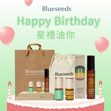 【Blueseeds】巨蟹座 Happy Birthday 〔快速出貨 l 星意禮油壽星決定〕 l 巨蟹座滾珠精油2ml+任選單方精油2ml+複方滾珠精油5ml l 芙彤園