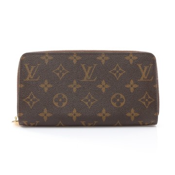 LOUIS VUITTON LV 路易威登 Zippy Wallet 拉鍊長夾 棕色 原花帆布 M60017 【二手名牌BRAND OFF】