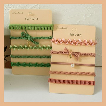 網紅ins風發圈森系頭繩橡皮筋女扎頭發繩夏天夏季皮套