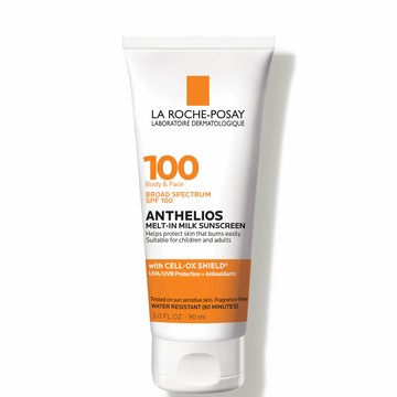La Roche-Posay Anthelios Melt-in Milk Body and Face Sunscreen Lotion Broad Spectrum SPF 100 (Various Sizes)