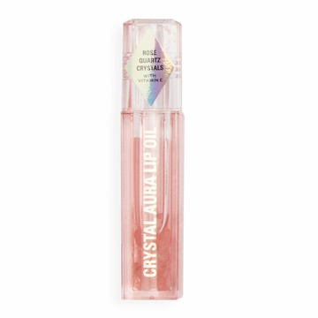 Revolution Crystal Aura Lip Oil (Various Shades) - Rose Quartz