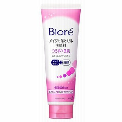 花王 ビオレ メイクも落とせる洗顔料 つるすべ美肌 210g