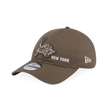 NEW ERA 940UNST CITY VIBE-NY CARTOON 紐約大都會 綠