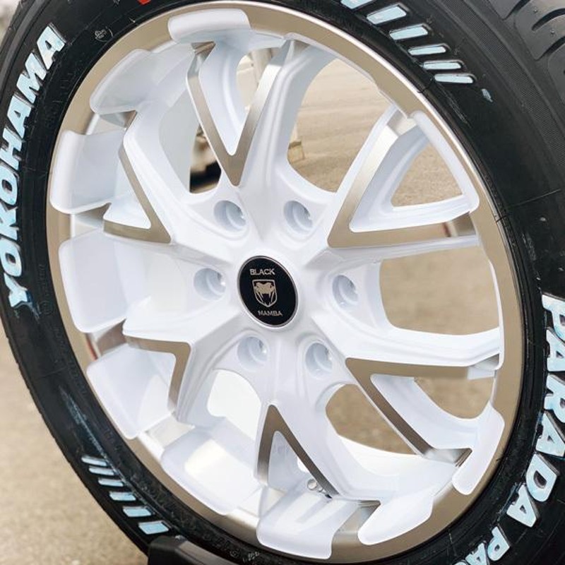 即納 新品 ホワイトレター 17インチ 200系 ハイエース レジアスエース タイヤホイールセット YOKOHAMA PARADA PA03  215/70R17 車検対応 | LINEショッピング