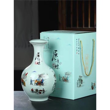 景德鎮陶瓷空酒瓶酒壇密封酒罐1斤2斤3斤5斤10斤窖藏家用散裝酒壺