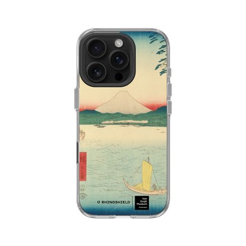 iPhone 16 Pro Clear Case（相機按鈕） 透明 - Van Gogh Museum - 浮世繪系列富士三十六景 - 歌川廣重