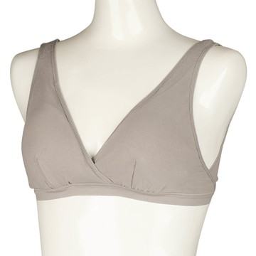 akachan honpo - 輕鬆哺乳半截式內衣-摩卡色