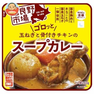 富良野 ゴロッと玉ねぎと骨付きチキンのスープカレー 260g×36袋入×(2ケース)｜ 送料無料