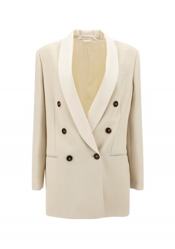 Brunello Cucinelli - Blazer Jacket - Womens - Brown