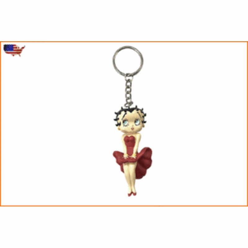 アメリカン雑貨 Betty Boop Pvcキーホルダー Betty Dress ベティ ブープ キーホルダー キーチェーン アメキャラ 通販 Lineポイント最大1 0 Get Lineショッピング