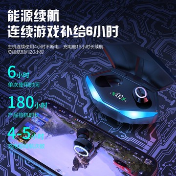 藍芽耳機 電競游戲專用藍牙耳機2021年新款高端無線黑鯊黑科技男款適用索尼 全館免運