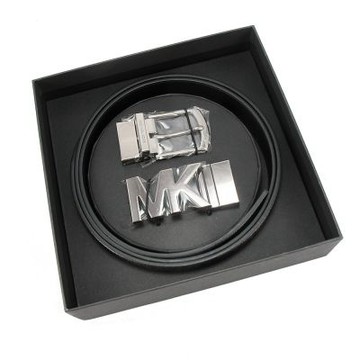 Michael Kors 附原廠禮盒-雙金屬扣頭皮帶36R4LBLY4B(深咖)