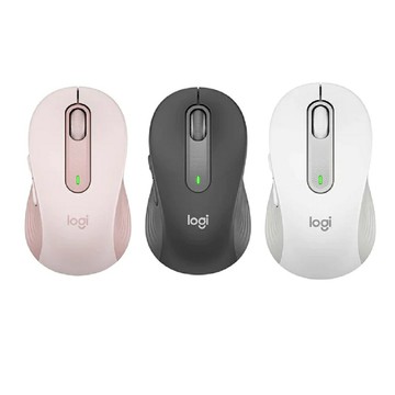 【Logitech 羅技】M650 多工靜音無線滑鼠-粉