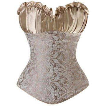 歐美大碼抖音同款宮廷復古塑身衣馬甲緊身胸衣無肩帶束身衣可外穿