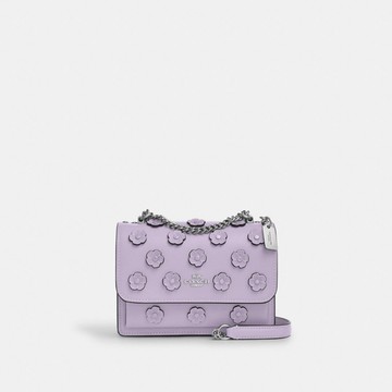 KLARE 花卉嵌花迷你斜背手袋