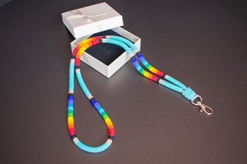 美洲原住民風格串珠掛繩項鍊 - 教師禮物 - Breakaway