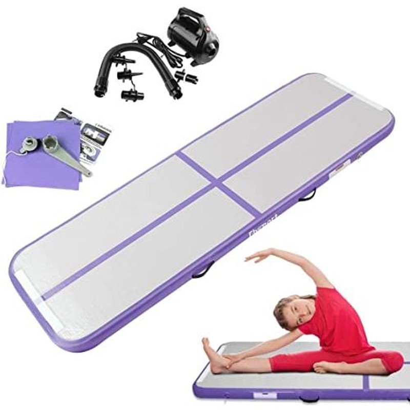 エアートラック　エアマット　体操　4m 電動ポンプ付き エアートラック エアマット 体操 4m 電動ポンプ付き