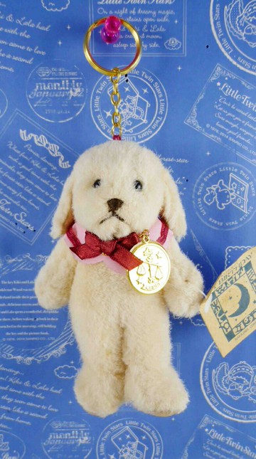 【震撼精品百貨】日本日式精品 狗DOG 絨毛鎖圈-星座系列-天秤 震撼日式精品百貨