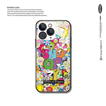 日本潮牌村上隆太陽花聯名適用于iphone16promaxplus蘋果手機殼