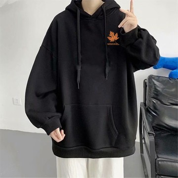 臺灣出貨 男生女生皆適閤 百搭印花 套頭帽T長袖款 加大尺碼M-8XL 加絨帽T 印花休閒上衣 多場閤穿搭秋冬衣服 P5