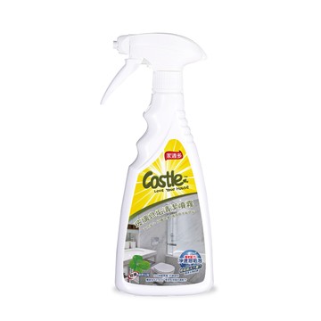 CASTLE 玻璃皂垢清潔噴霧500ml｜強效溶垢不留痕 天然精油清香 無刺鼻味