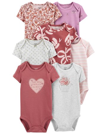 Baby 7-Pack Short-Sleeve Original Bodysuits
