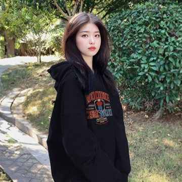 美式帽T 顯瘦 小個子 刷毛女生上衣 連帽衛衣女 韓系慵懶風 抗皺  銀狐絨帽T 重磅帽T 刷毛帽T 多色 大尺碼