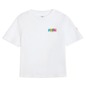 【PUMA官方旗艦】流行系列PT Logo短袖T恤 女性 63298502