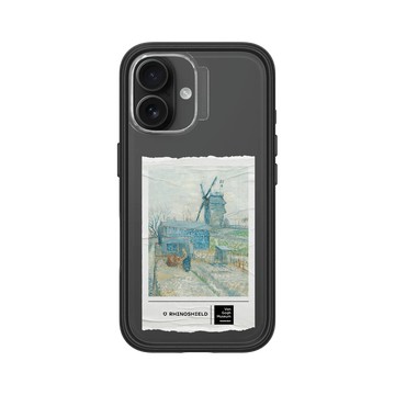 iPhone 16 Mod NX 黑 - Van Gogh Museum - 蒙馬特：風車和耕田