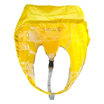 UnMe 可拆式加大型拉桿書包專用雨衣 尼龍70% EVA30% 淨重115g  32 x 43 x 17cm  黃色