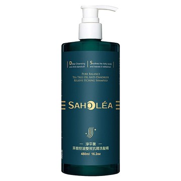 SAHOLEA 森歐黎漾 淨平衡茶樹控油雙效抗屑洗髮精  480ml  1瓶