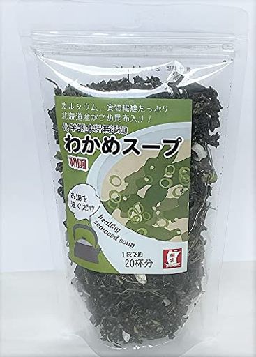 潮宝食品 化学調味料無添加和風わかめスープ 80G