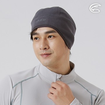 ADISI 雙層超細纖維抗風護耳保暖帽 AH25051 深灰