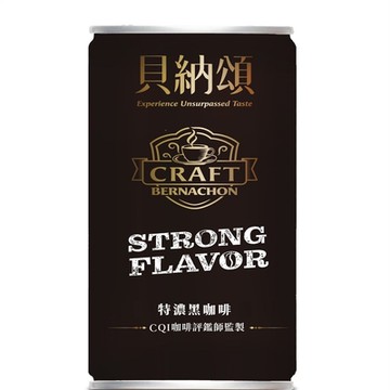 貝納頌 義式特濃黑咖啡(210mlx24入)
