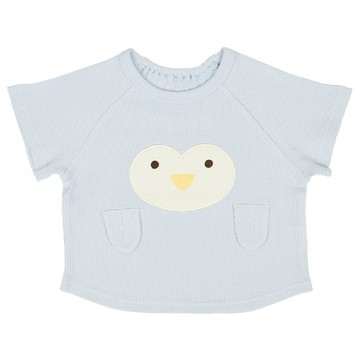 akachan honpo - 寶寶長大的第一件上衣-淺藍色