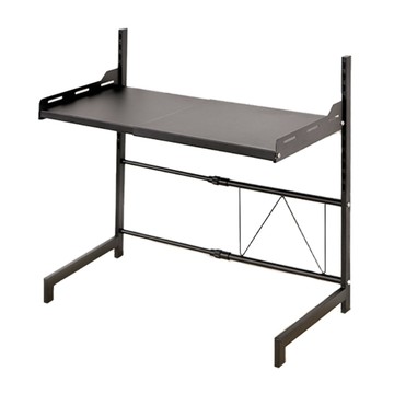 置物架伸縮款  35~52 x 32.5 x 58cm  黑色  2層