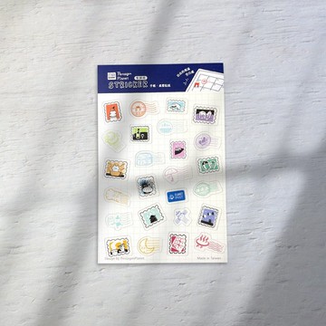P.P 星際郵便局 手帳貼紙-集郵冊