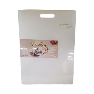 KEYTOSS 詰朵斯 特大環保切菜板 耐溫-20°C至100°C 可重複使用  40 x 30 x 0.8cm  白色  1個