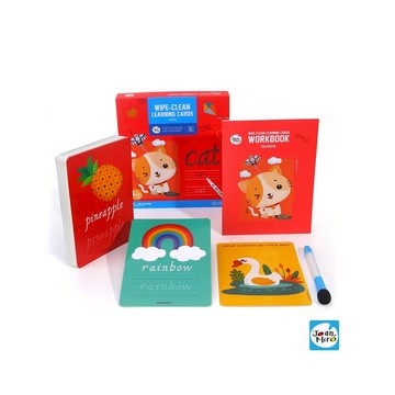 【JoanMiro 原創美玩】可擦寫學習卡-趣味單字