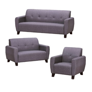 ASSARI-桃樂耐磨1+2+3人座貓抓皮沙發